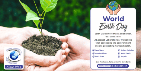 Earth Day Action Plan Zeenat Laboratories 1 1 - Authentic Zeenat Laboratory | Dr. Zeenat Hussain legacy