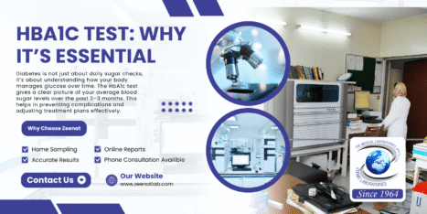 HbA1c Test Why Its Essential for Long Term Diabetes Control 1 - Authentic Zeenat Laboratory | Dr. Zeenat Hussain legacy